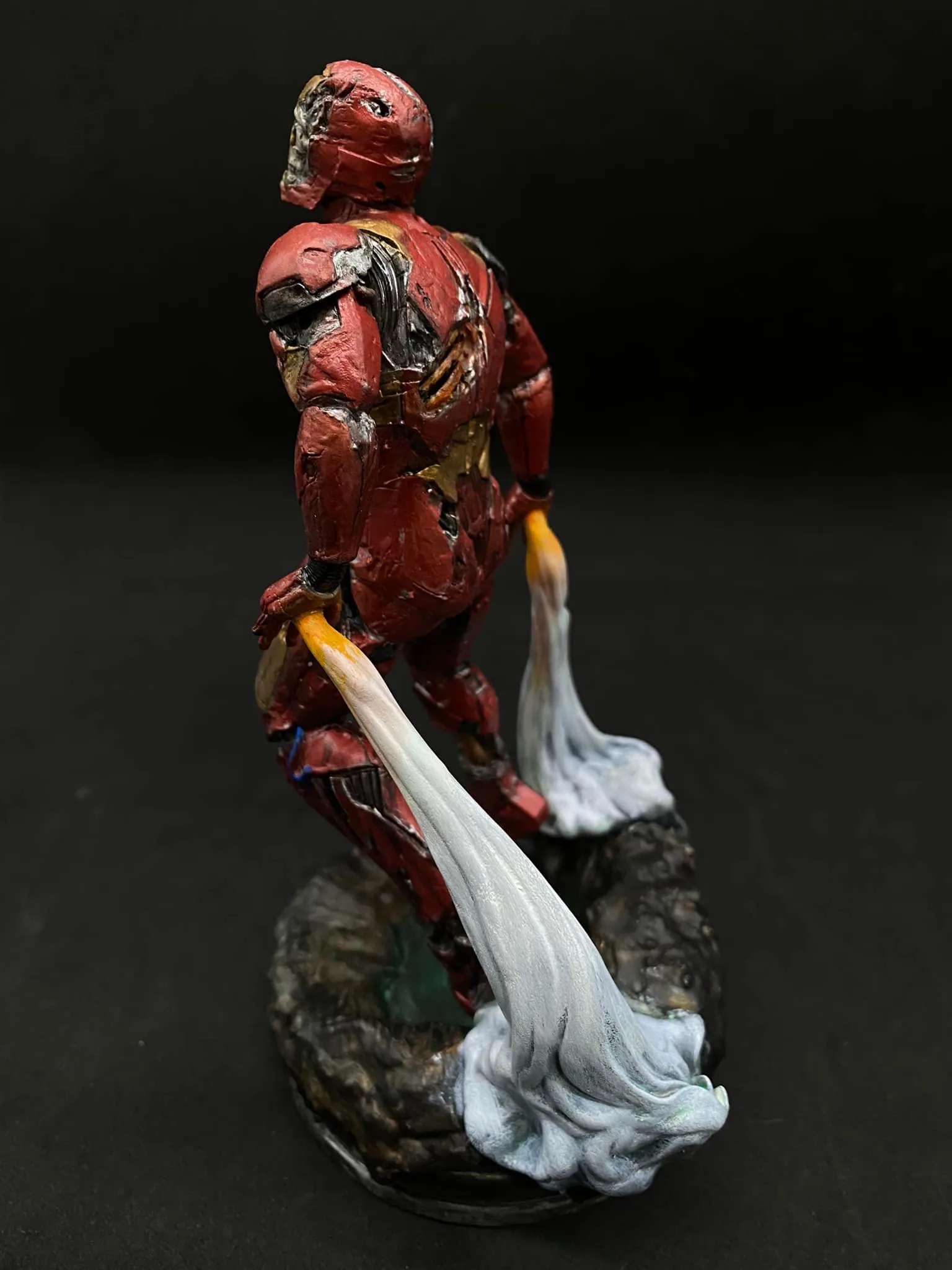 Alternate angle showing Zombie Iron Man horror details