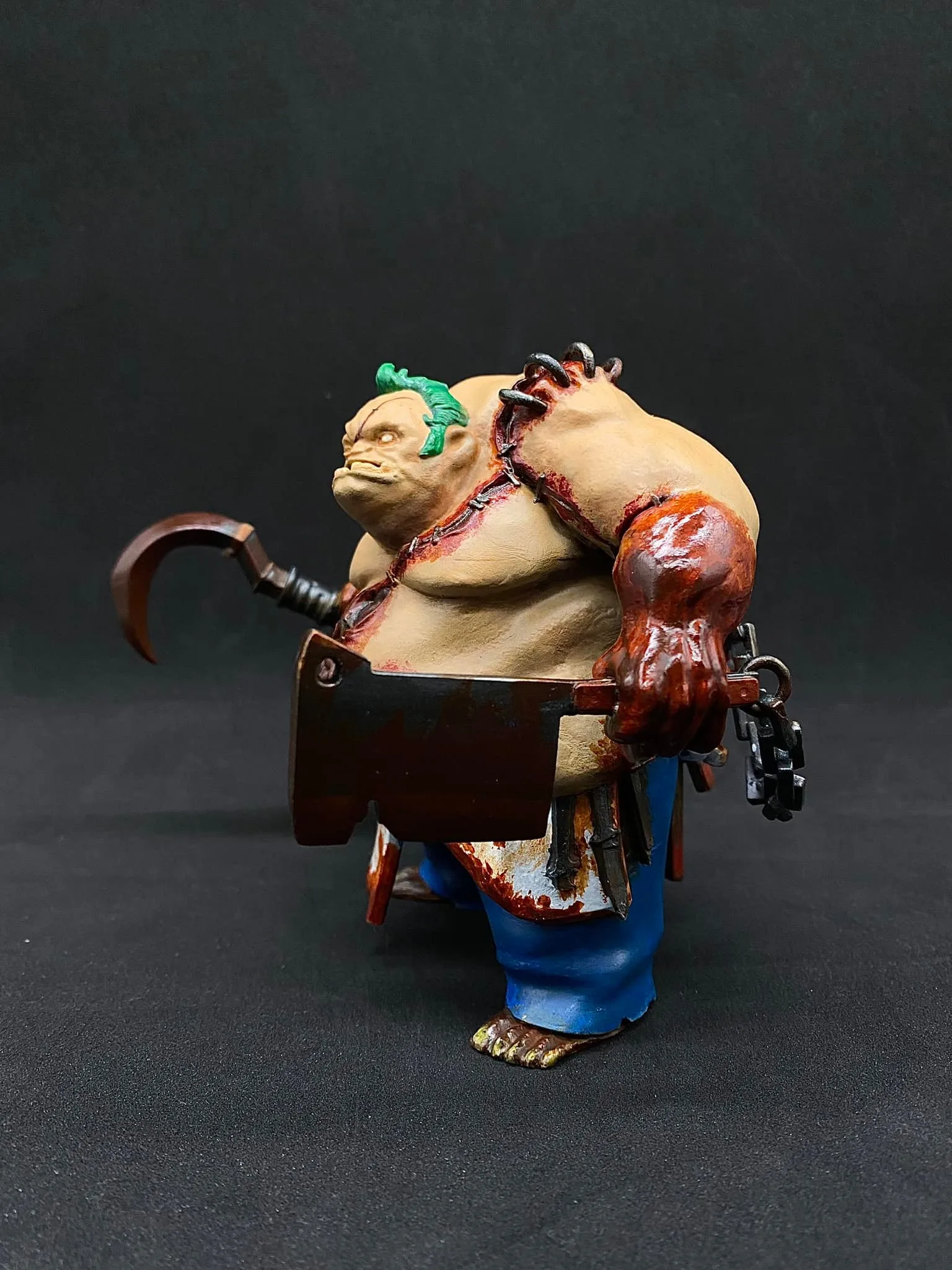 Alternate angle of the Pudge Dota 2 figure
