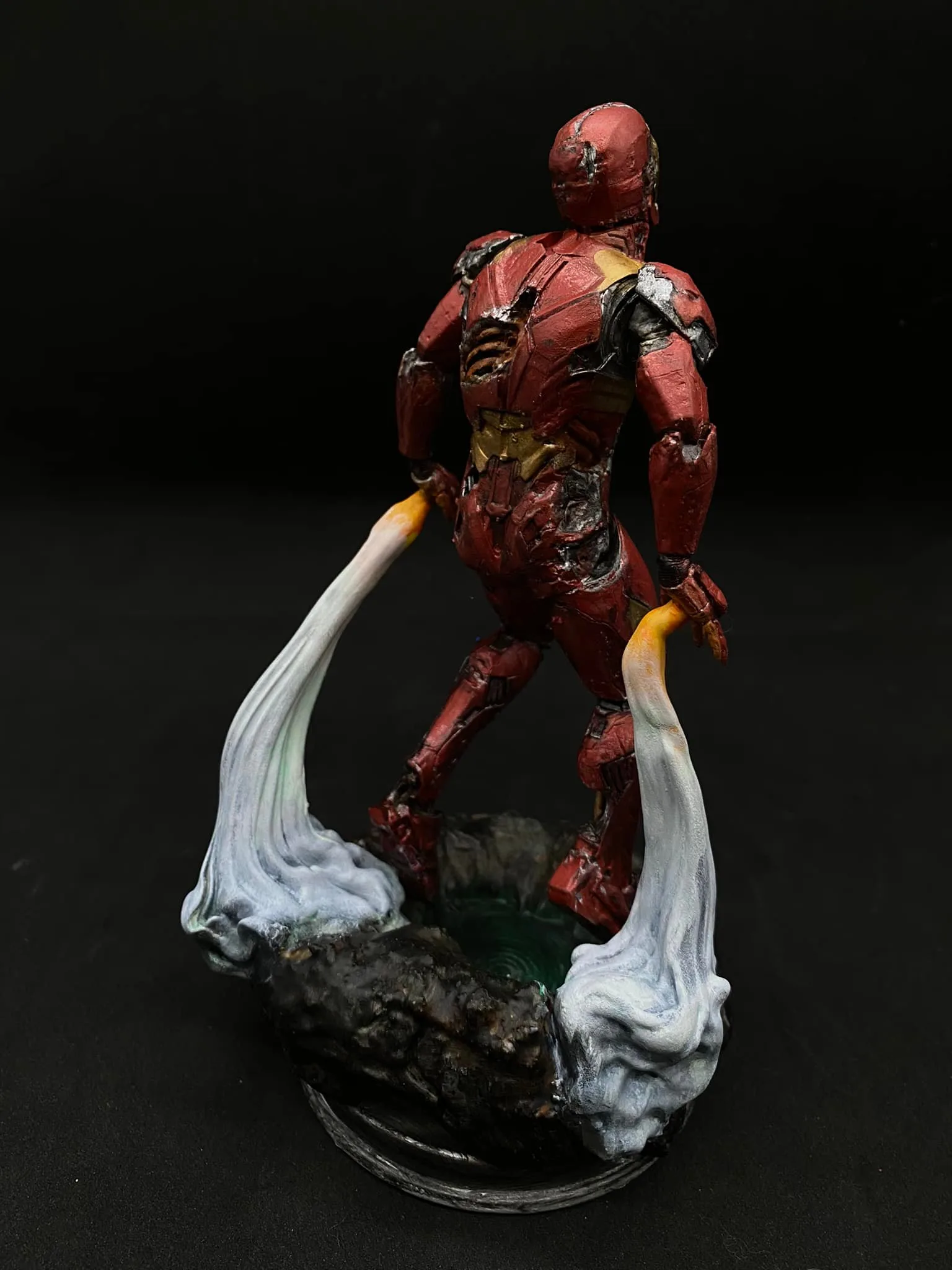 Zombie Iron Man — finished commission, photograph 5 of 6