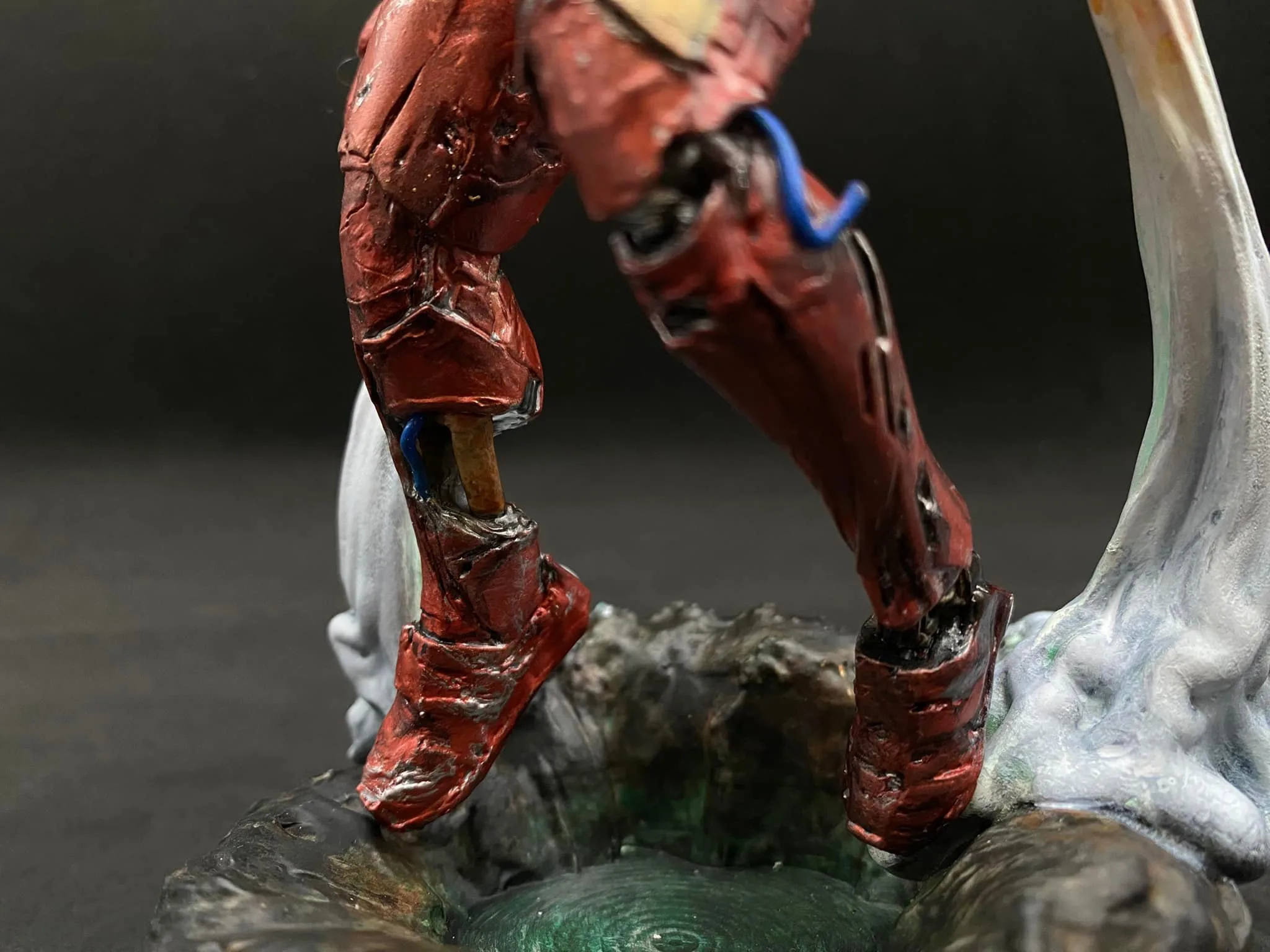Zombie Iron Man — finished commission, photograph 6 of 6