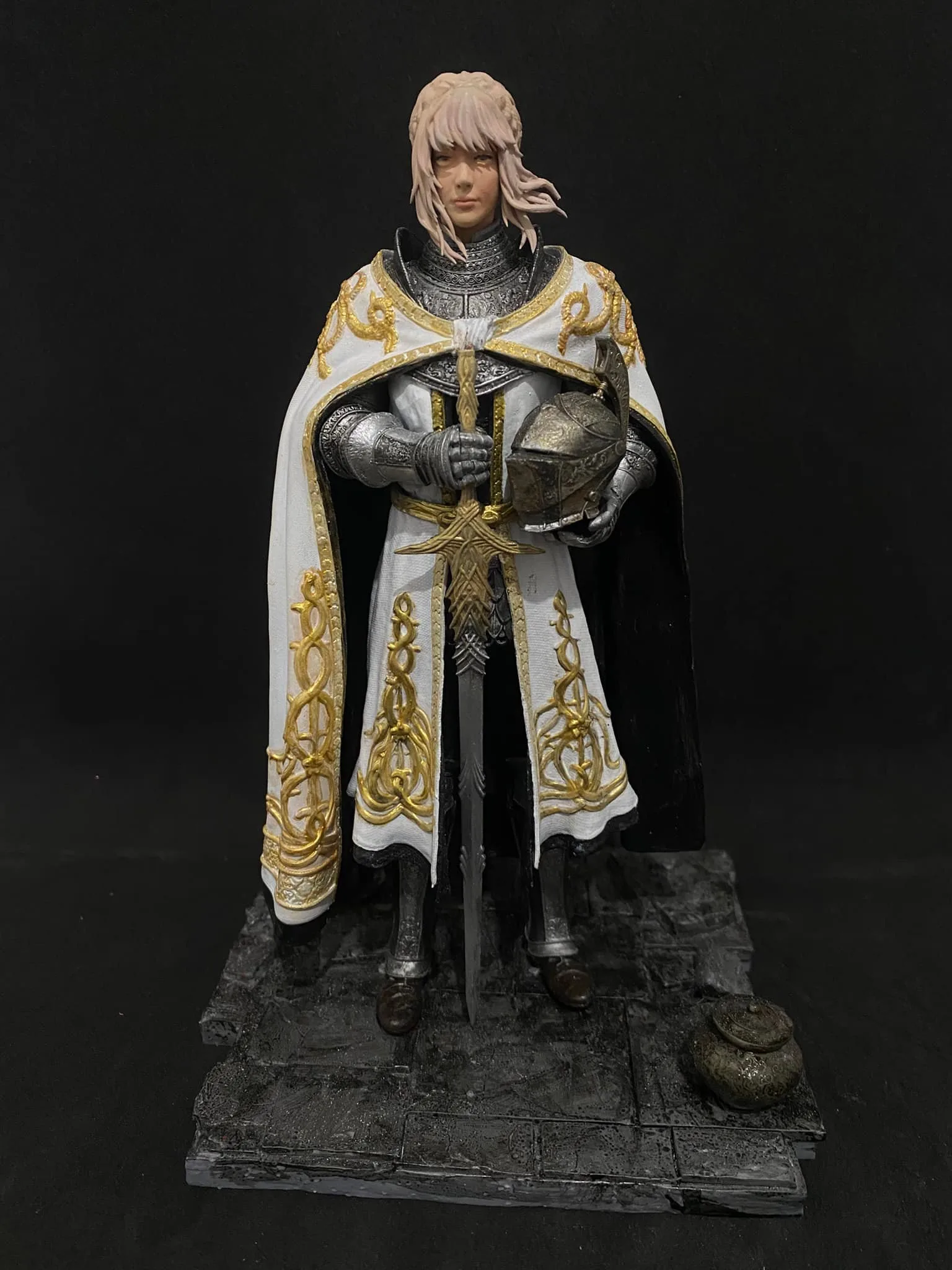 Needle Knight Leda statue from Elden Ring by Luminary Studios